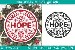 Christmas Round SVG Bundle 37 - CraftNest - Digital Crafting and Art
