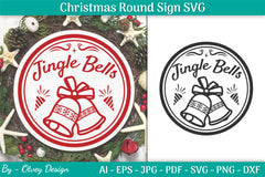 Christmas Round SVG Bundle 38 - CraftNest - Digital Crafting and Art