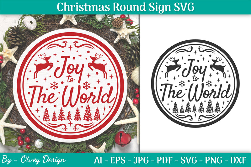 Christmas Round SVG Bundle 39 - CraftNest - Digital Crafting and Art