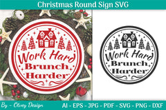 Christmas Round SVG Bundle 20 - CraftNest - Digital Crafting and Art
