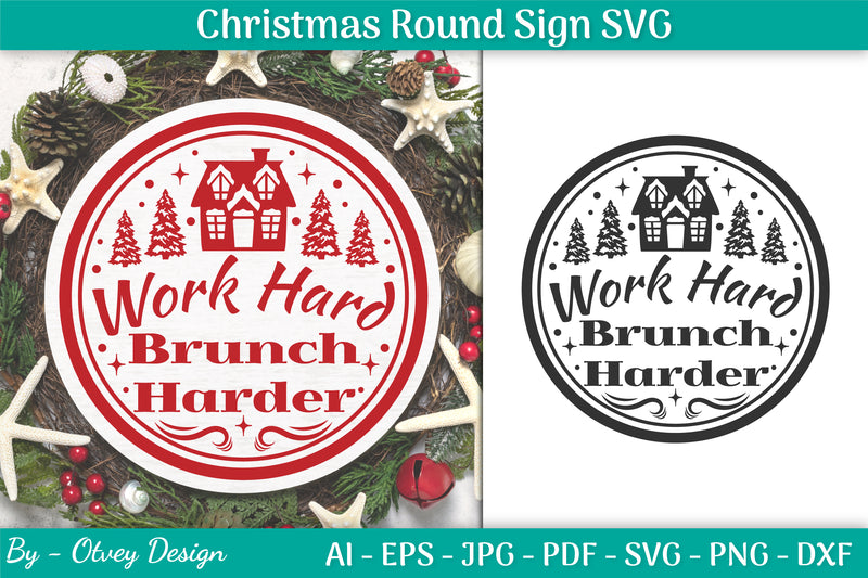 Christmas Round SVG Bundle 20 - CraftNest - Digital Crafting and Art