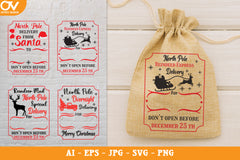 Christmas Santa Sack SVG Bundle - CraftNest - Digital Crafting and Art
