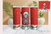 Festive Christmas Skeleton Tumbler Wrap Bundle