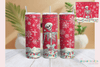 Festive Christmas Skeleton Tumbler Wrap Bundle