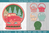 Christmas Snow Globe Layered SVG Bundle