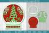 Christmas Snow Globe Layered SVG Bundle