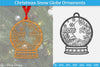 Christmas Snow Globe Ornament SVG Bundle