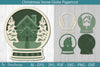 Christmas Snow Globe Papercut SVG Bundle