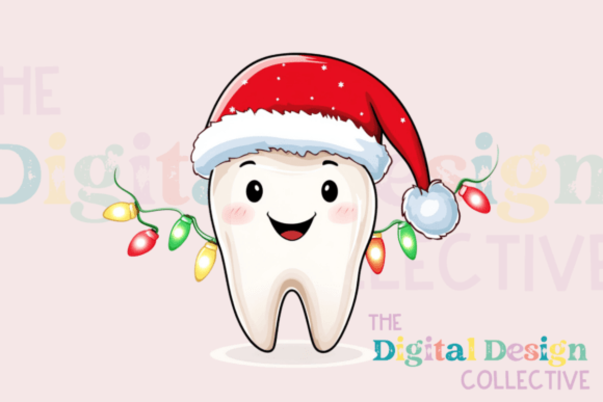 Christmas Teeth Dentist Clipart Bundle