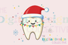 Festive Christmas Teeth Dentist Clipart Bundle