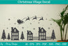 Christmas Village Window Decal SVG Bundle