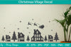 Christmas Village Window Decal SVG Bundle