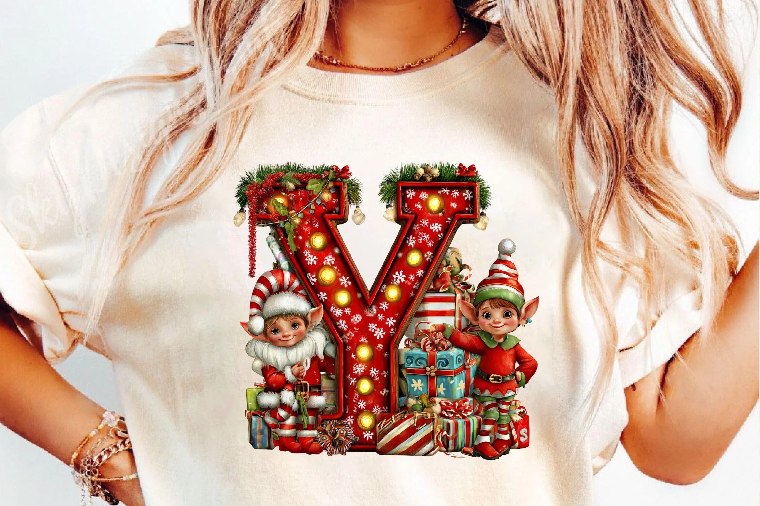 Christmas Alphabet & Letters Clipart Bundle - CraftNest - Digital Crafting and Art