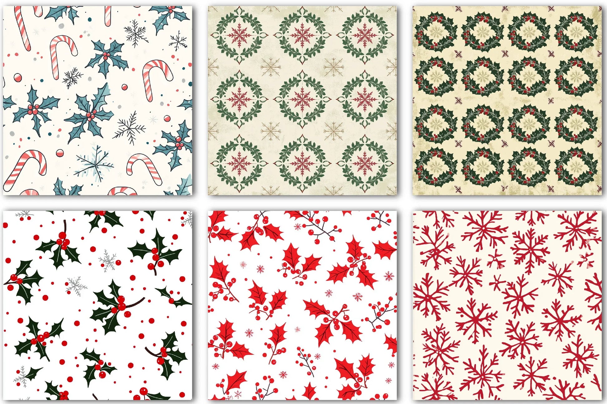 Christmas Background Clipart Bundle - CraftNest - Digital Crafting and Art