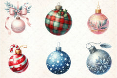 Christmas Balls Ornaments Clipart Bundle - CraftNest - Digital Crafting and Art