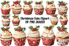 Christmas Cake Clipart Bundle