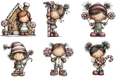 Christmas Candy Elf Clipart Bundle - CraftNest - Digital Crafting and Art