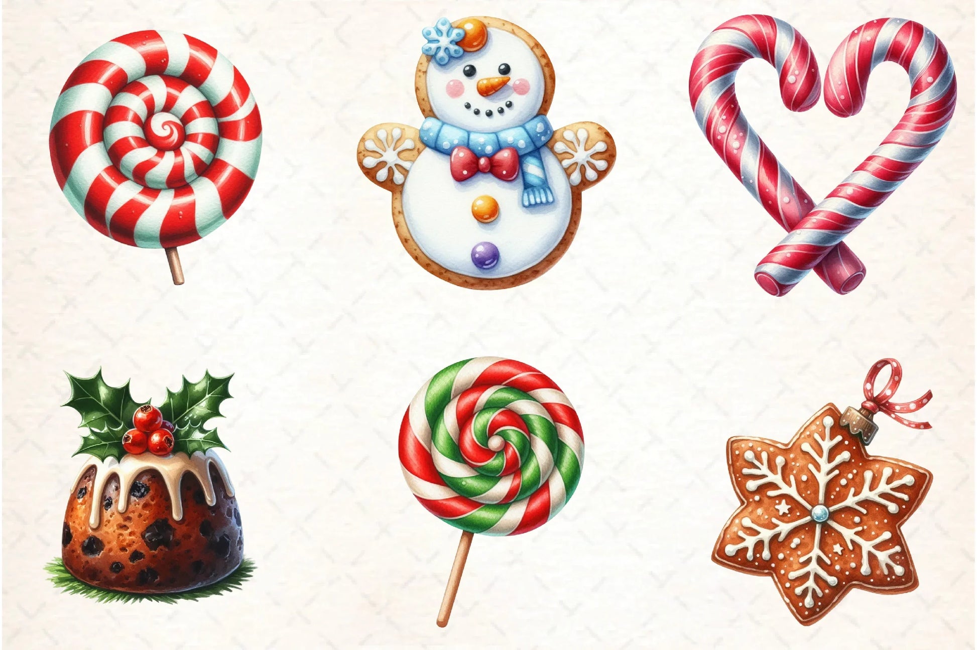 Christmas Candy & Sweets Clipart Bundle - CraftNest - Digital Crafting and Art