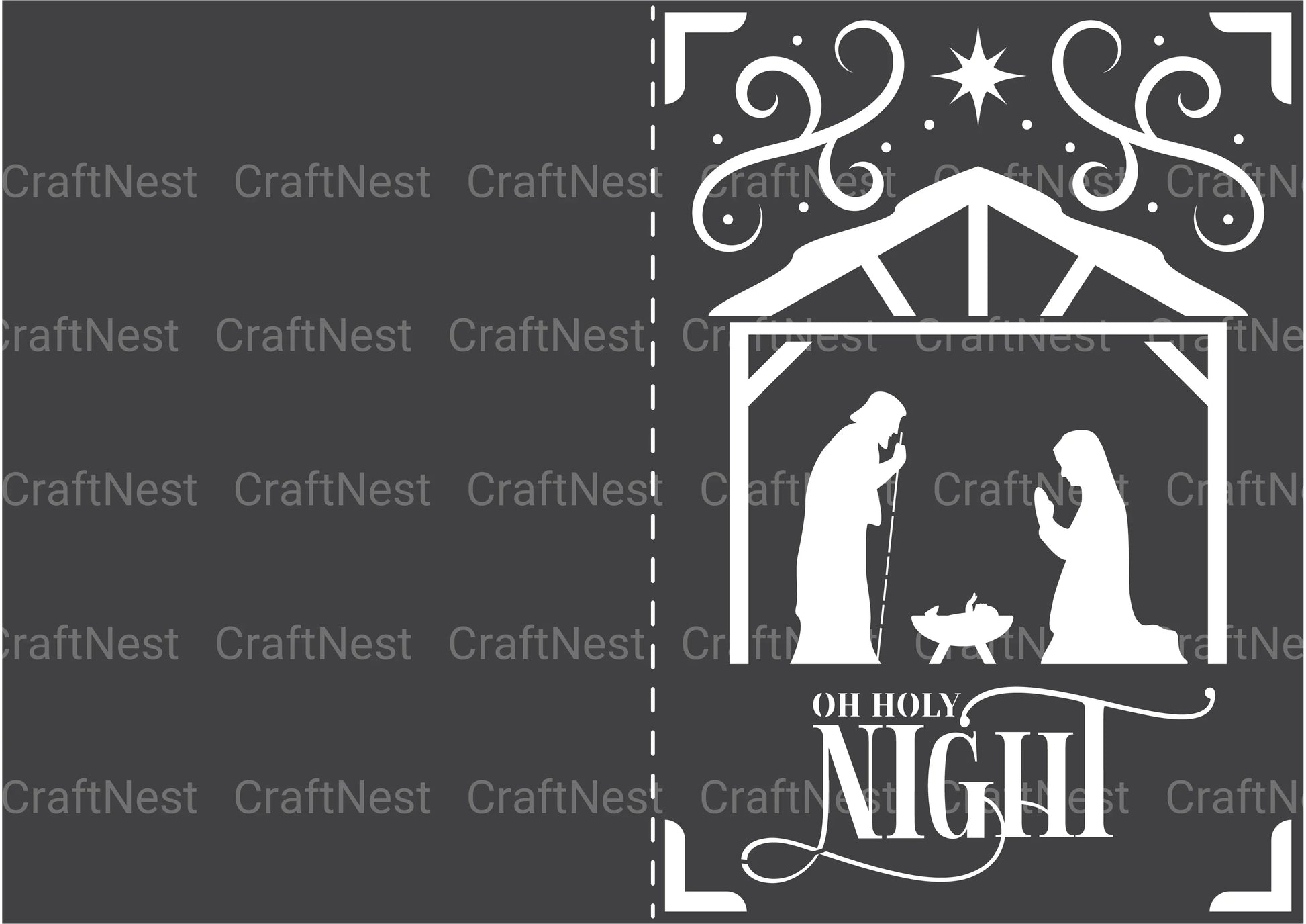 Christmas Card Papercut SVG Bundle - CraftNest - Digital Crafting and Art