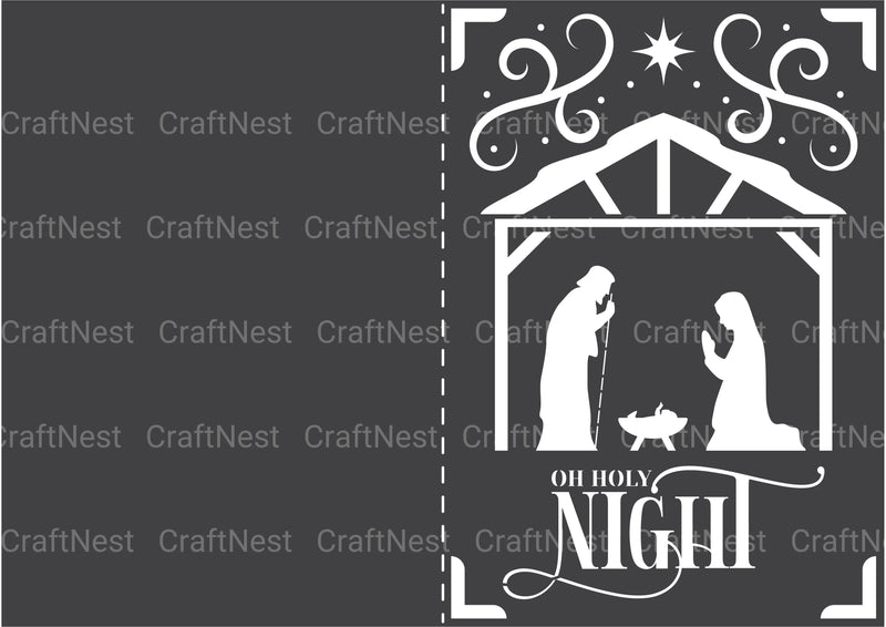 Christmas Card Papercut SVG Bundle - CraftNest - Digital Crafting and Art