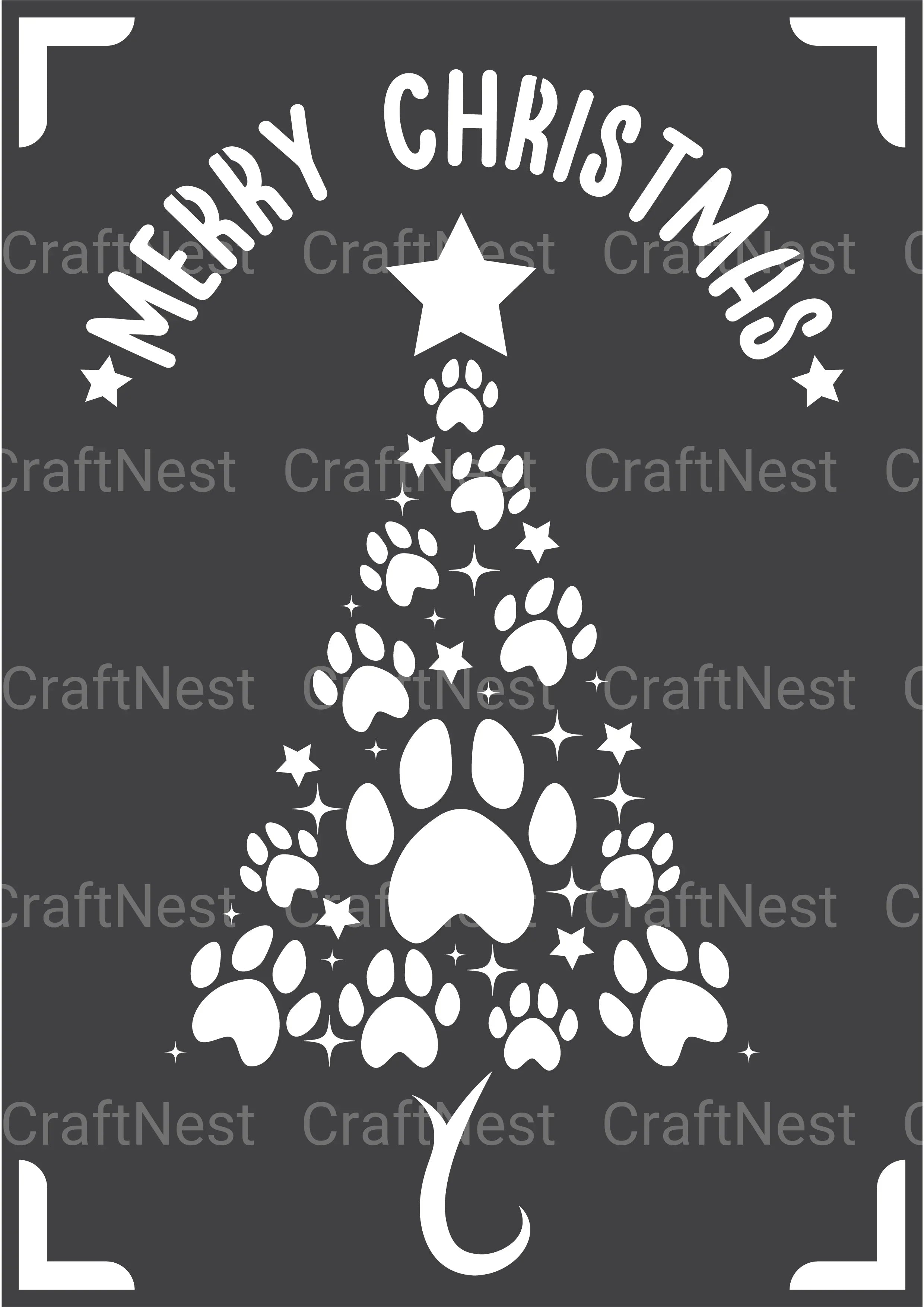 Christmas Card Papercut SVG Bundle - CraftNest - Digital Crafting and Art