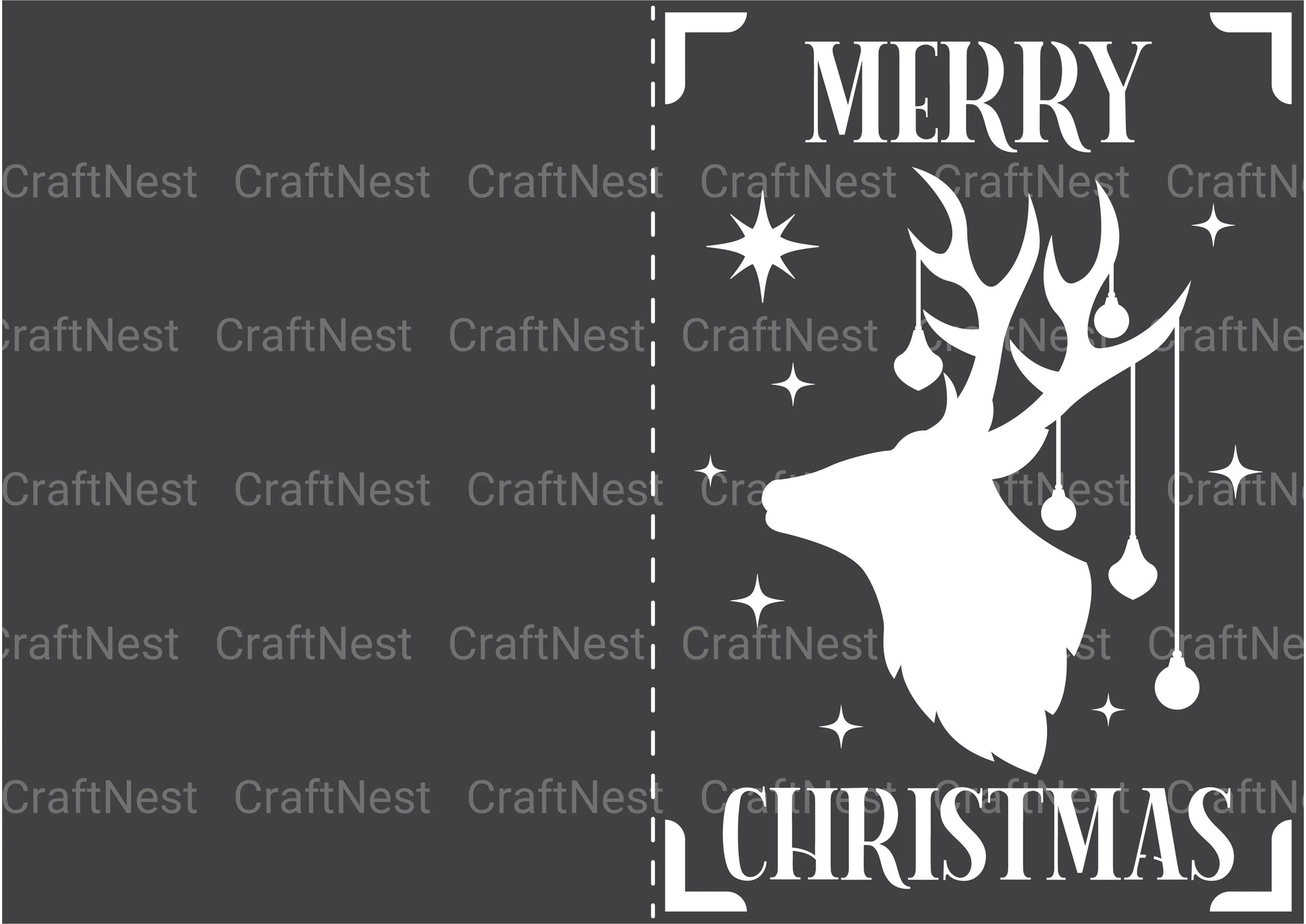 Christmas Card Papercut SVG Bundle - CraftNest - Digital Crafting and Art