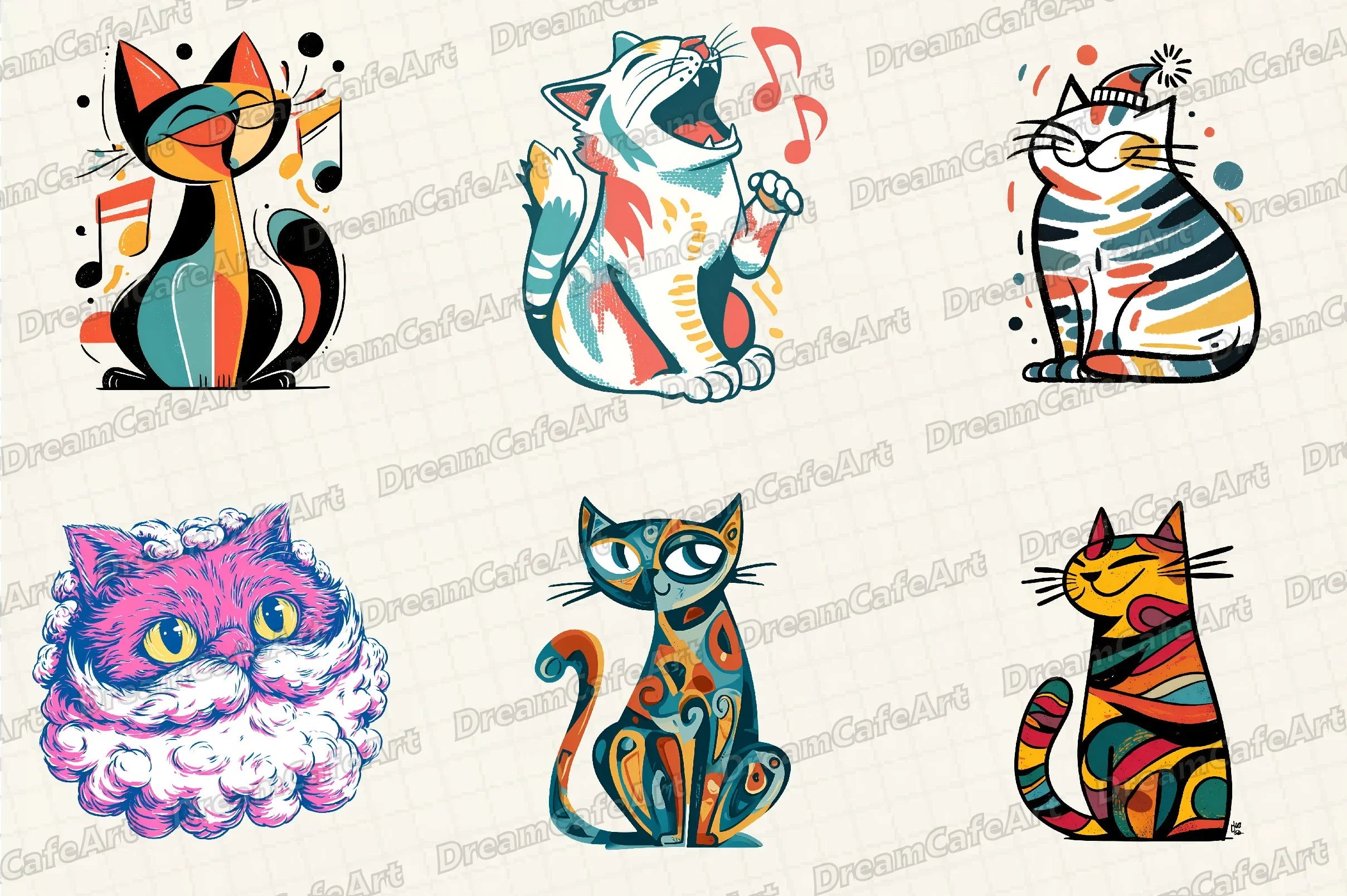 Christmas Cat Clipart Bundle - CraftNest - Digital Crafting and Art