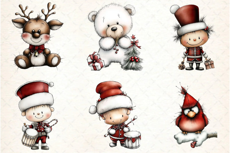Christmas Clipart Bundle - CraftNest - Digital Crafting and Art