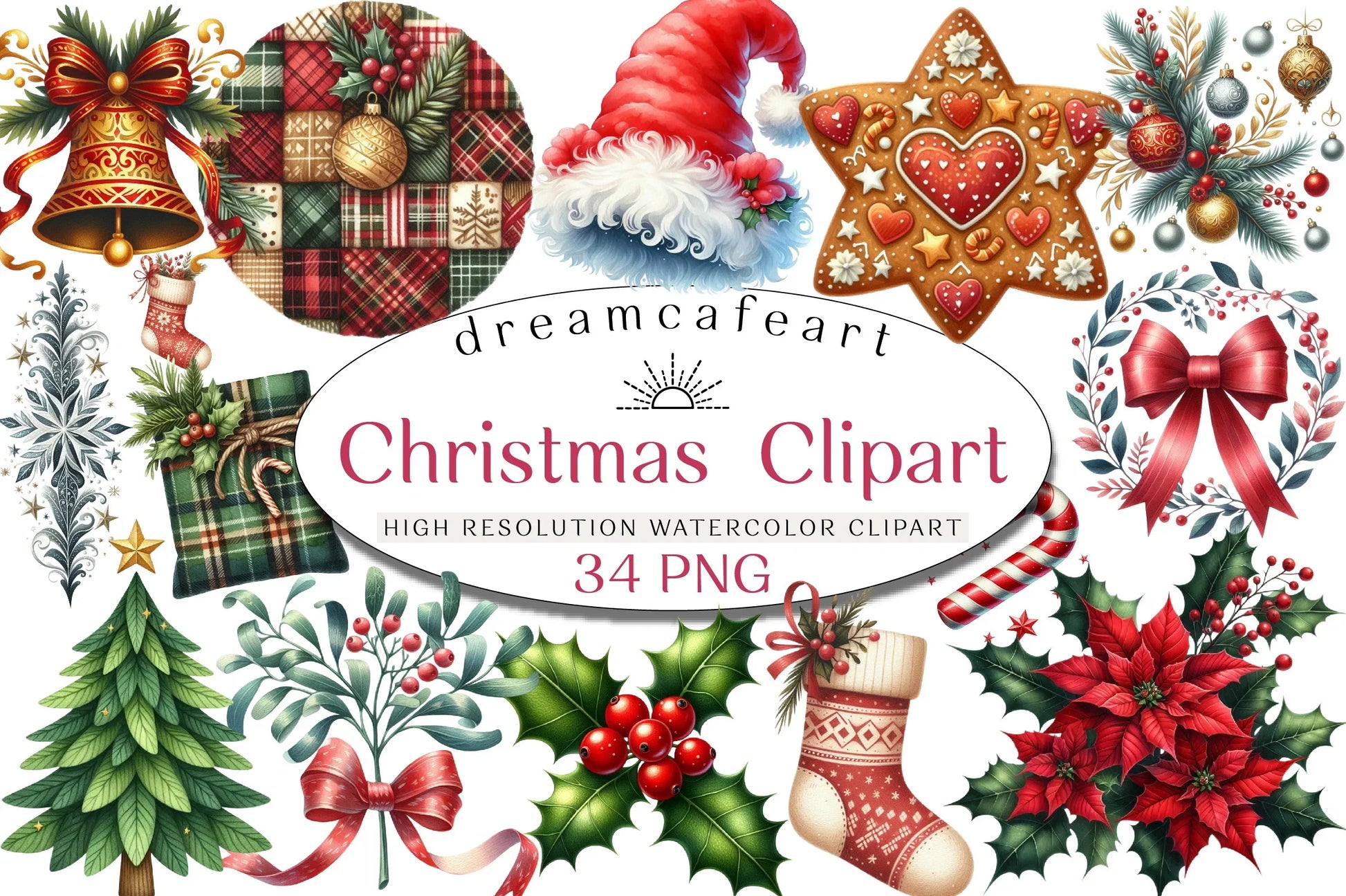 Christmas Clipart Bundle - CraftNest - Digital Crafting and Art