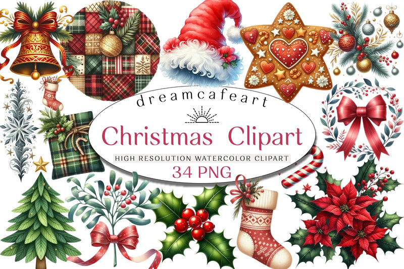 Christmas Clipart Bundle - CraftNest - Digital Crafting and Art