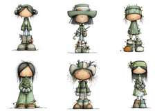 Christmas Cowgirl Nutcracker Clipart Bundle - CraftNest - Digital Crafting and Art