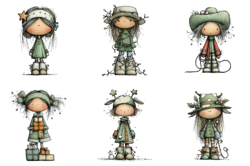 Christmas Cowgirl Nutcracker Clipart Bundle - CraftNest - Digital Crafting and Art