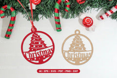 Christmas Decoration Ball Laser Cut SVG Bundle - CraftNest - Digital Crafting and Art
