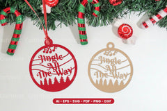 Christmas Decoration Ball Laser Cut SVG Bundle - CraftNest - Digital Crafting and Art