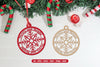 Christmas Decoration Ball Laser Cut SVG Clipart Bundle