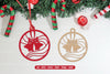 Christmas Decoration Ball Laser Cut SVG Clipart Bundle