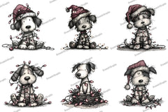 Christmas Dog Clipart Bundle - CraftNest - Digital Crafting and Art
