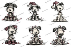 Christmas Dog Clipart Bundle - CraftNest - Digital Crafting and Art