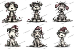 Christmas Dog Clipart Bundle - CraftNest - Digital Crafting and Art