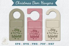 Christmas Door Hangers Set Template - Clipart Bundle - CraftNest - Digital Crafting and Art