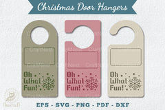 Christmas Door Hangers Set - Clipart Bundle - CraftNest - Digital Crafting and Art