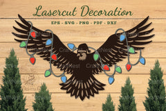 Christmas Eagle Laser Cut Decoration Clipart Bundle - CraftNest - Digital Crafting and Art