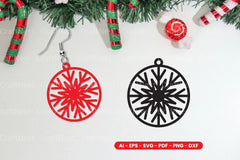 Christmas Earring Lasercut SVG Bundle - CraftNest - Digital Crafting and Art