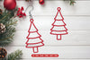 Christmas Earrings Laser Cut SVG Bundle