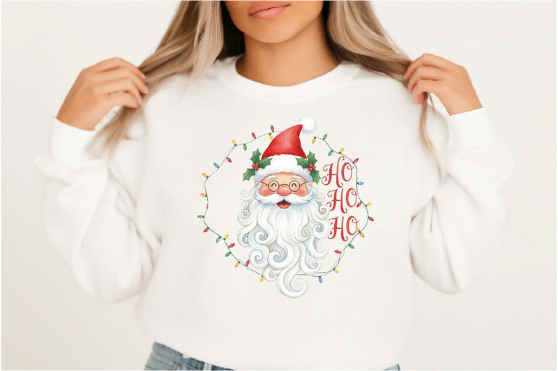 Christmas Face Clipart Bundle with Lights and Holly - CraftNest - Digital Crafting and Art
