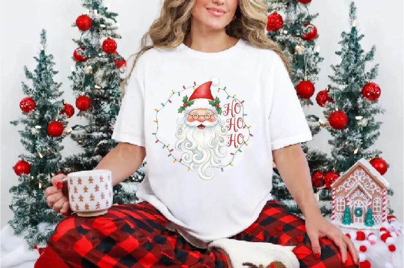 Christmas Face Clipart Bundle with Lights and Holly - CraftNest - Digital Crafting and Art