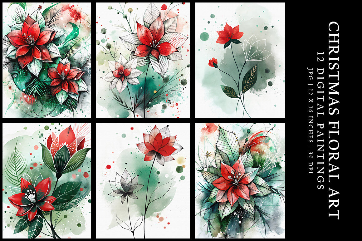 Christmas Floral Art