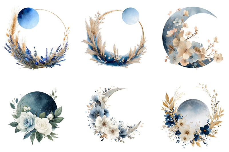 Christmas Flowers Clipart Bundle - CraftNest - Digital Crafting and Art