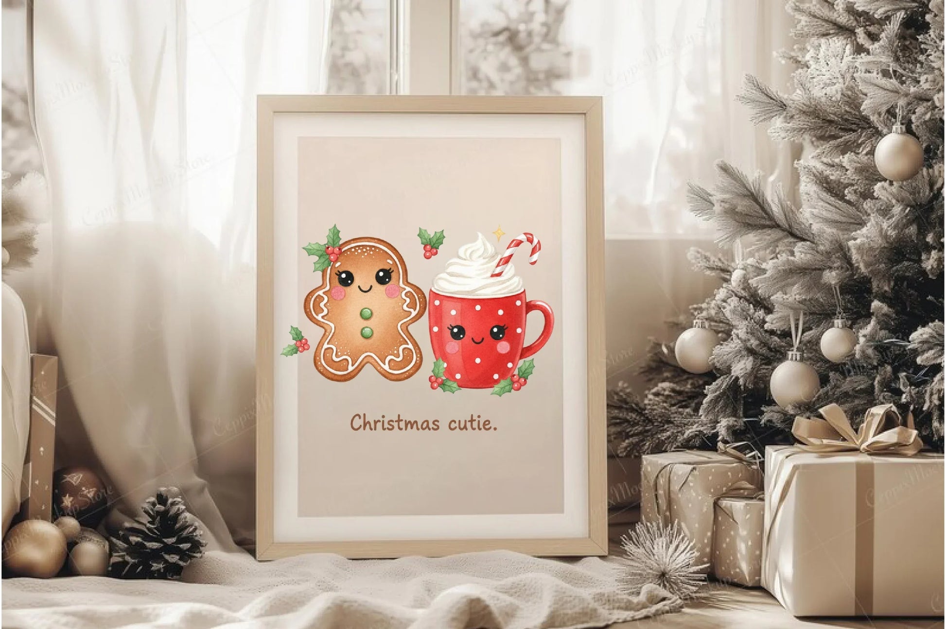 Christmas Gingerbread & Hot Cocoa Mug Wrap Bundle - CraftNest - Digital Crafting and Art