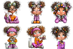 Christmas Girl Clipart Bundle - CraftNest - Digital Crafting and Art